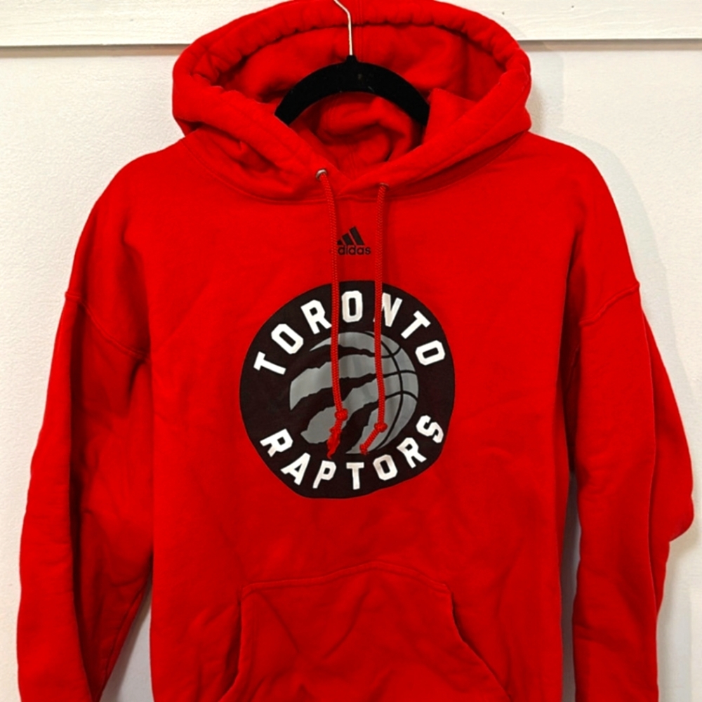 Toronto Raptors Adidas hoodie size L